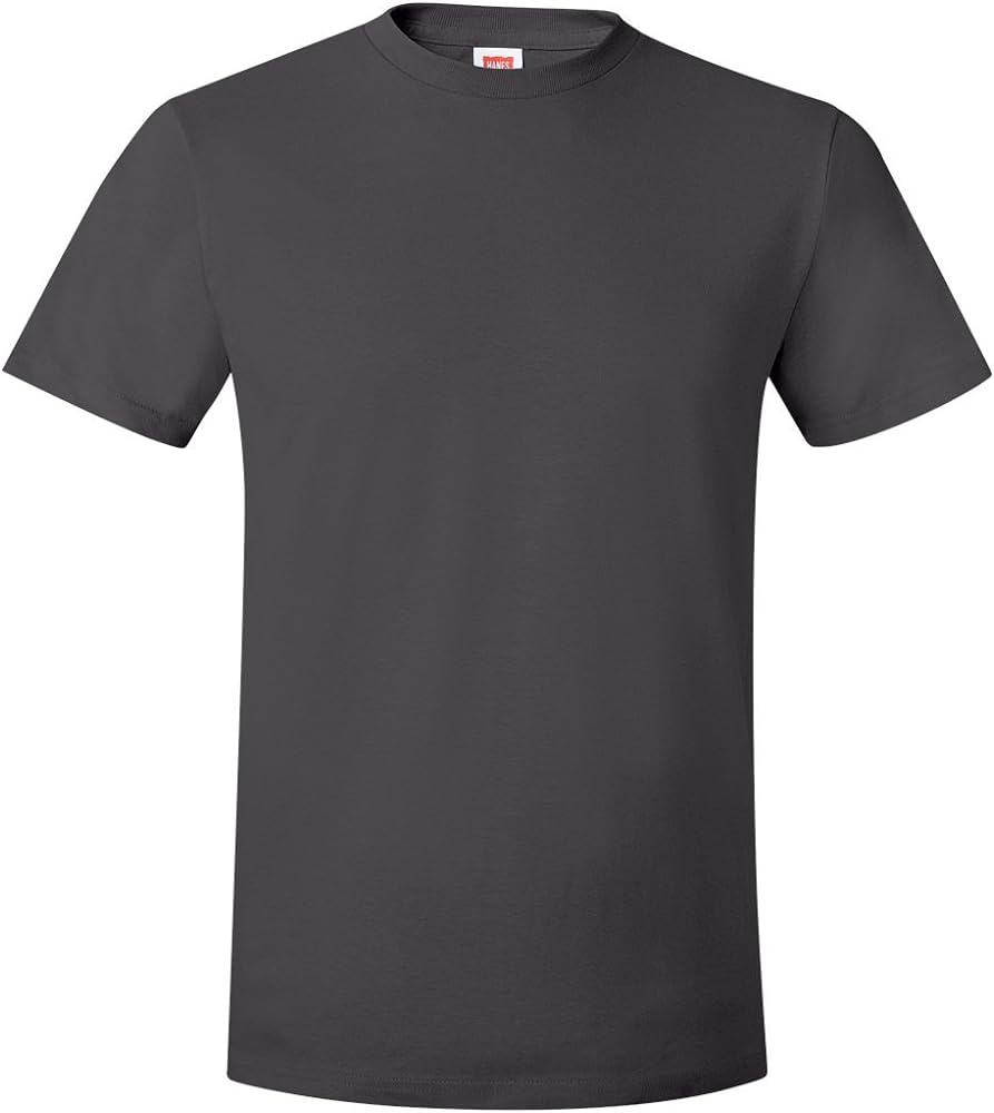 Hanes Men's Nano-T T-Shirt Smoke Grey L