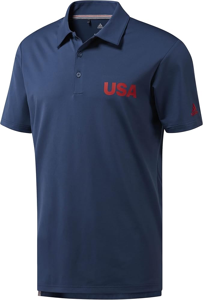 adidas Golf Men's Ultimate 365 USA Edition Solid Polo