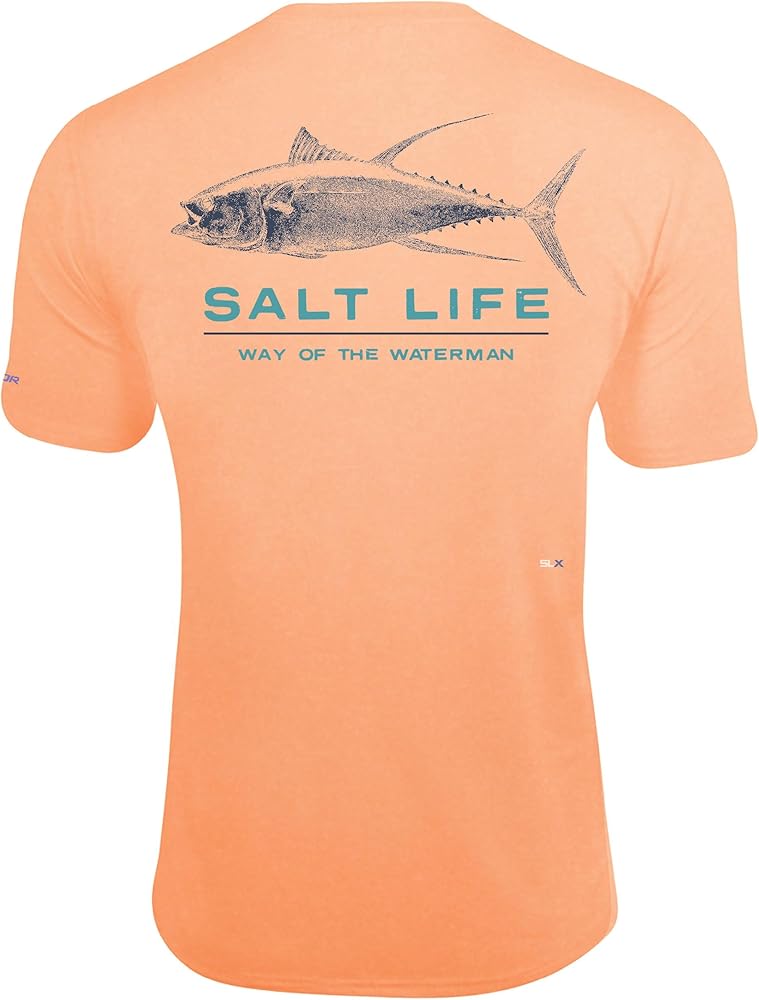 Salt Life Men's Deep Ventures Short Sleeve Performance Tee