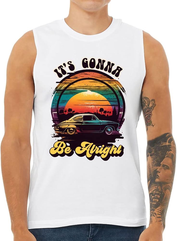 Vintage Car Men's Muscle Tank - Cool Men's Sleeveless T-Shirt - Quote Tank