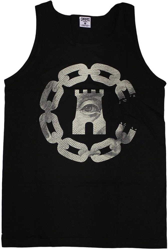 Crooks & Castles Currency Chain C Tank Top Black