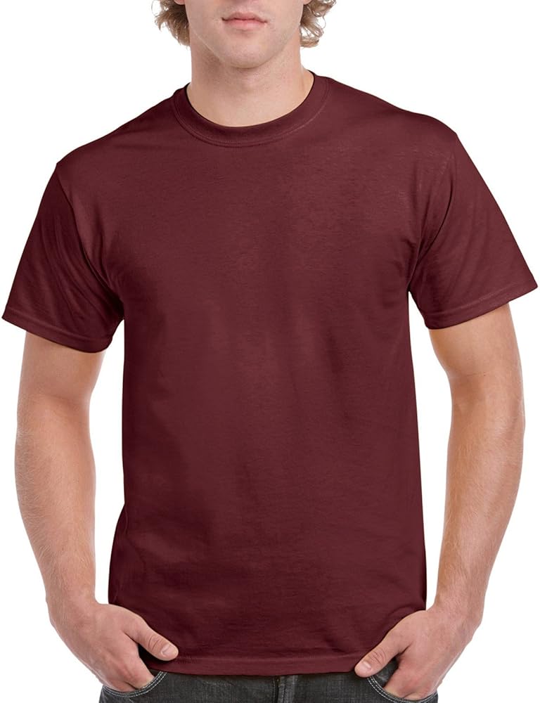 Gildan Men's G2000 Ultra Cotton Adult T-shirt, Maroon, Medium