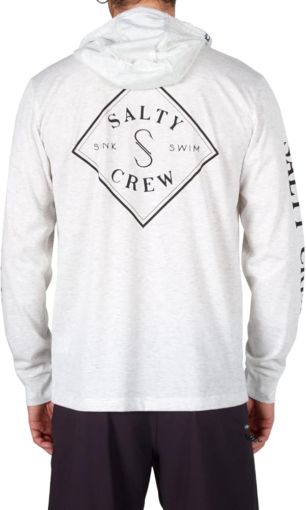 Salty Crew Tippet Pocket Hood LS Tech Tee