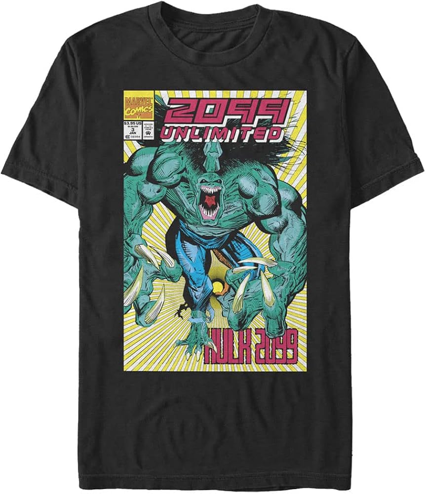 Marvel Men's Big 2099 Hulk, Black, 4X-Large Tall