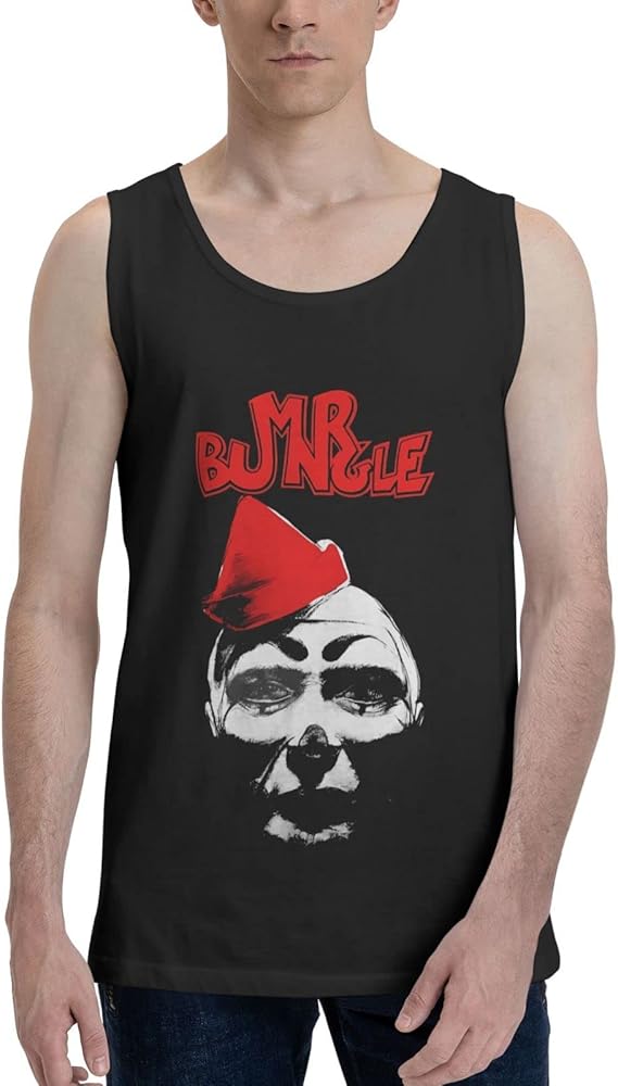 Rock Band Tank Top Shirt Mr Bungle Men's Summer Sleeveless Clothes Crew Neck Vest Black