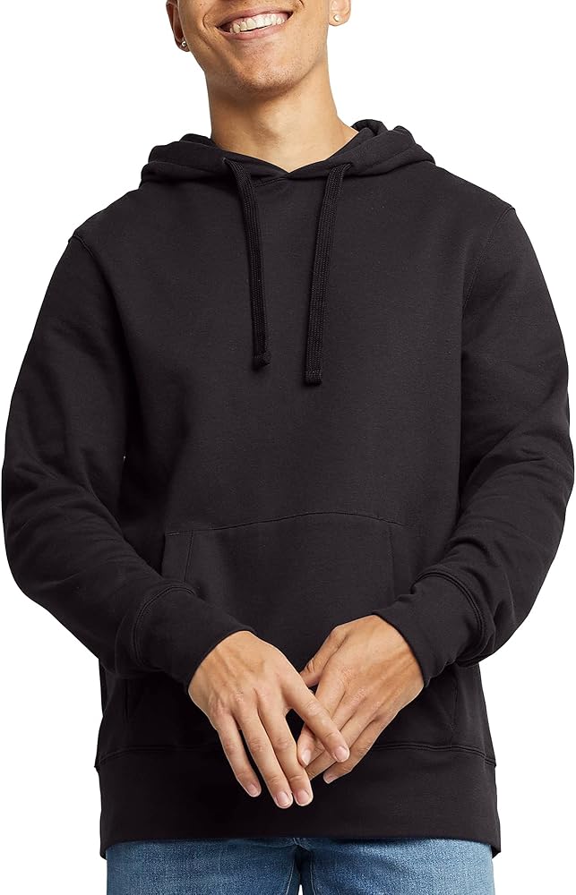 Hanes Men's Originals Midweight Fleece Hoodie, Pullover Hooded Sweatshirt for Men