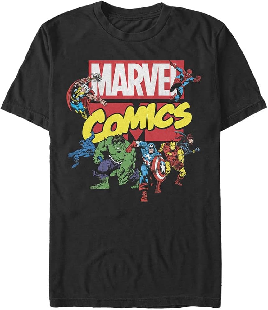 Marvel Big & Tall Classic Ace Team Men's Tops Short Sleeve Tee Shirt