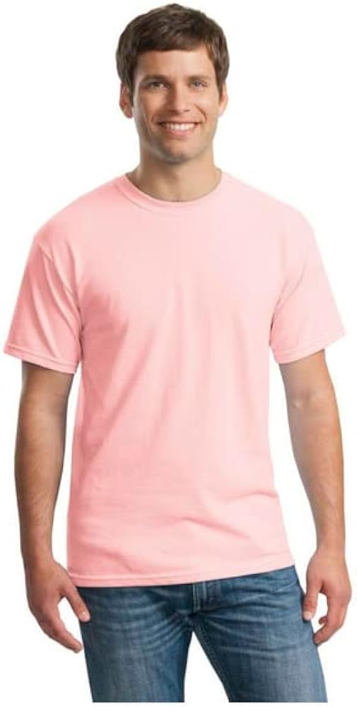 Gildan Blank T-Shirt Unisex Heavy Cotton, G500. Light Pink