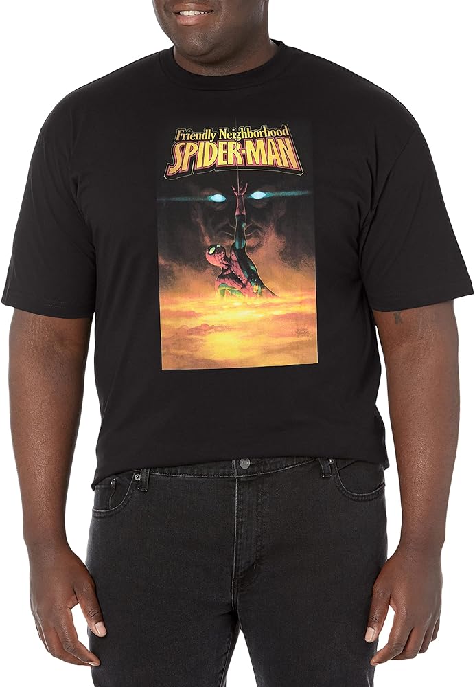 Marvel Big & Tall Classic Friendly Spider-Man Men's Tops Short Sleeve Tee Shirt