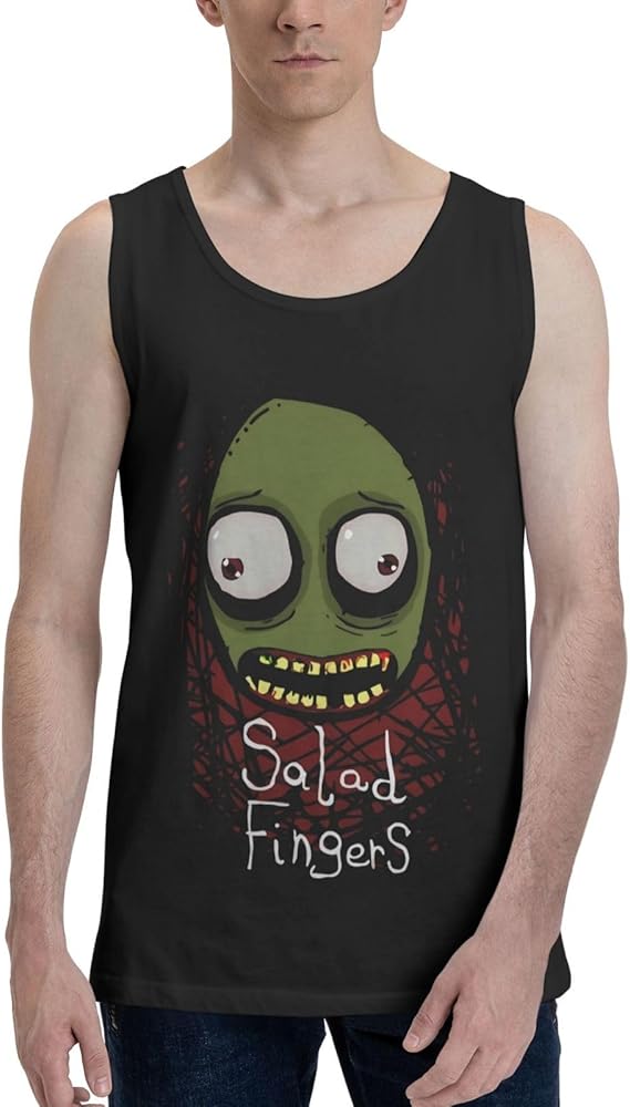 Anime Tank Top Shirt Salad Fingers Boy's Summer Sleeveless Tops Fashion Vest