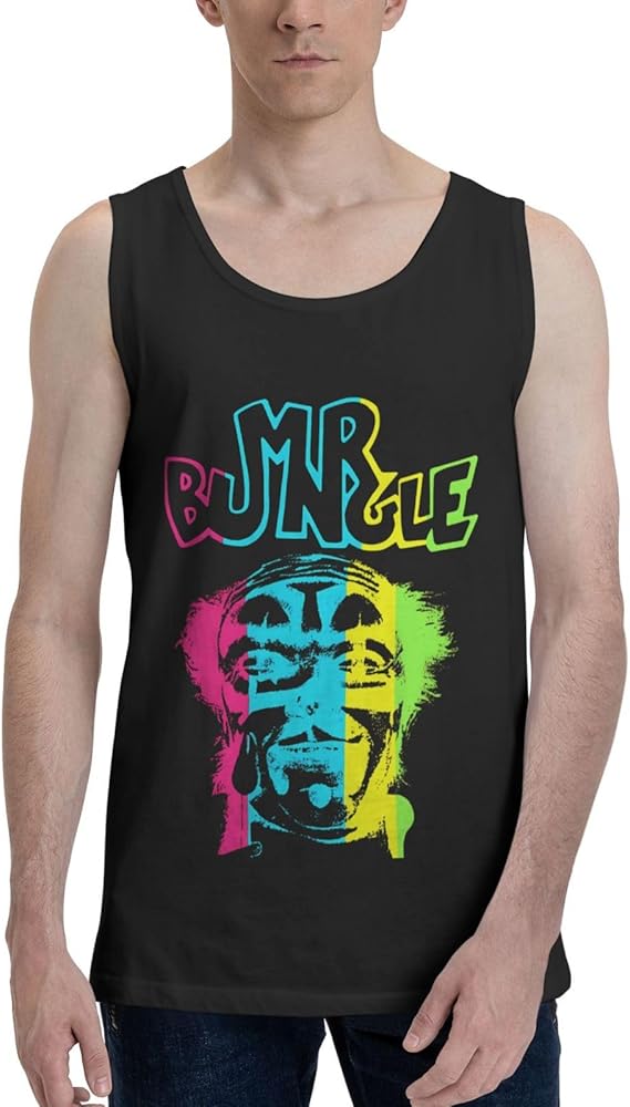 Rock Band Tank Top Shirt Mr Bungle Man's Summer Sleeveless Shirts Crew Neck Vest Black