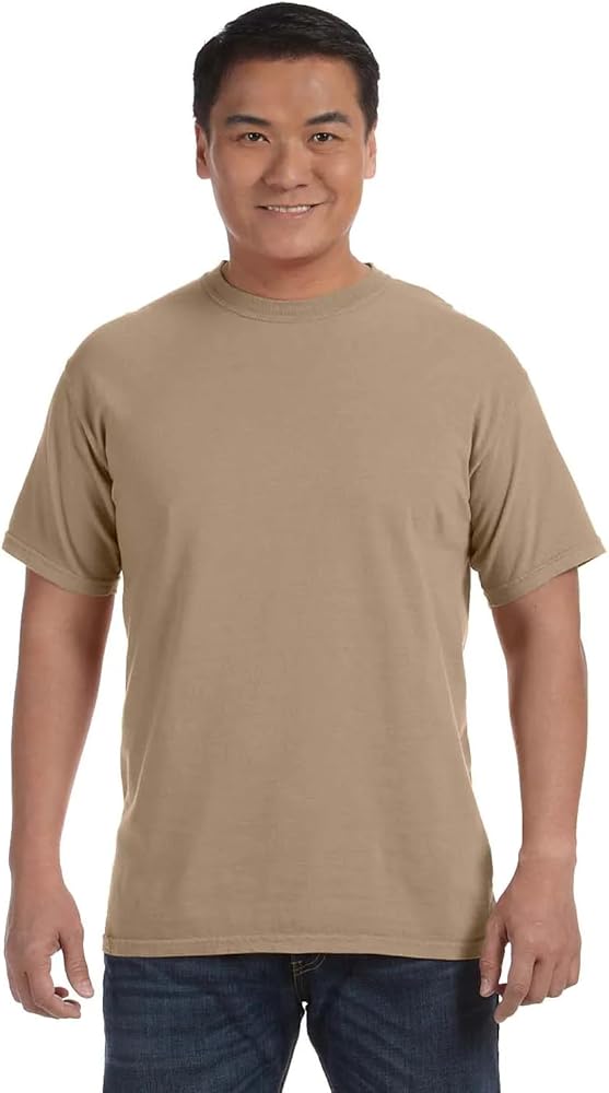 Comfort Colors Adult Short Sleeve Tee, Style 1717 L Khaki