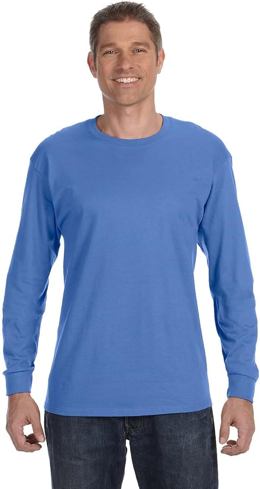 Jerzees Men's Dri-Power Long Sleeve T-Shirt Multipack