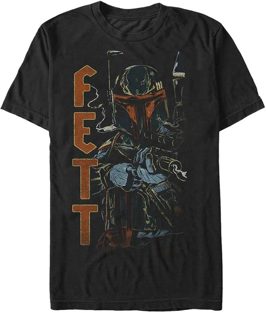 STAR WARS Big & Tall Fett Men's Tops Short Sleeve Tee Shirt