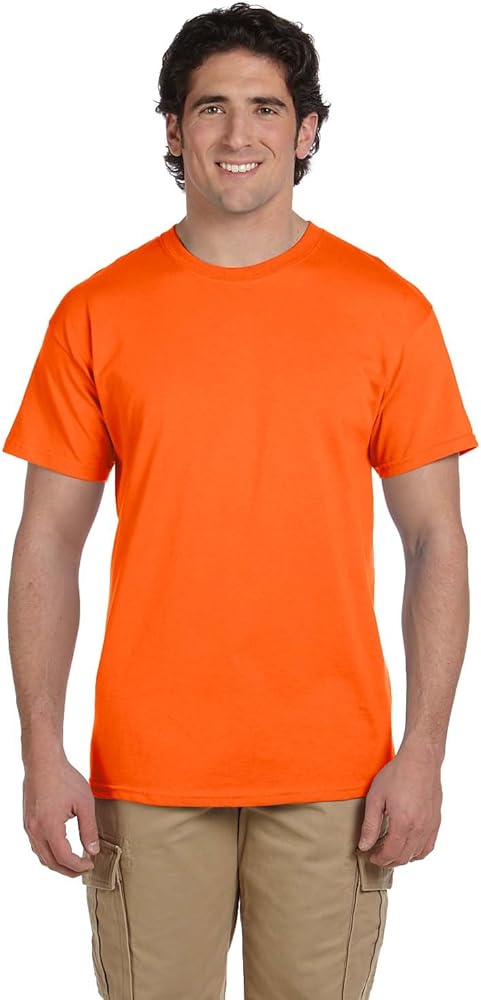 Adult 5 oz. HD Cotton™ T-Shirt XL SAFETY ORANGE