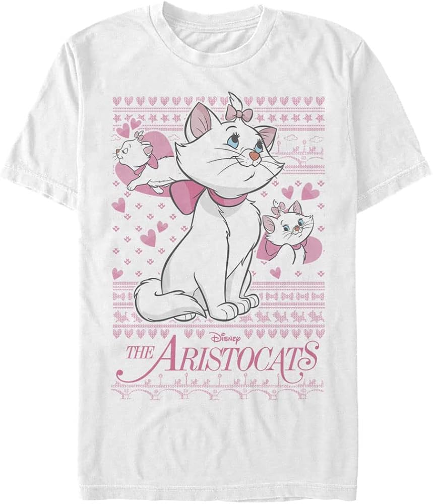 Disney Big & Tall Aristocats Marie Sweater Men's Tops Short Sleeve Tee Shirt