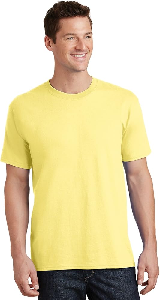 Port & Company - 5.5-oz 100% Cotton T-Shirt, PC54, Yellow, L