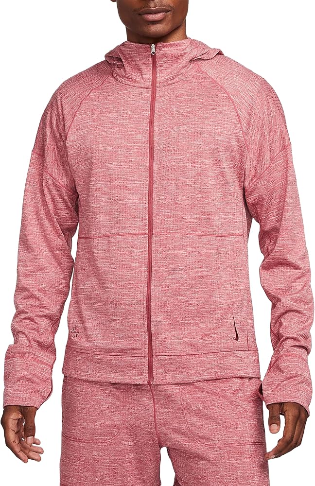 Nike Yoga Dri-FIT Men's Full-Zip Jersey Hoodie Pullover