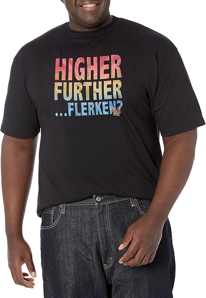 Marvel Big & Tall Higher Further Flerken Men's Tops Short Sleeve Tee Shirt