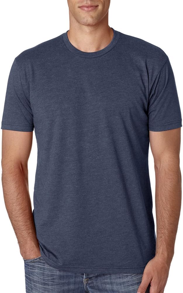 Next Level N6210 T-Shirt, Charcoal + Indigo (2 Shirts), Large