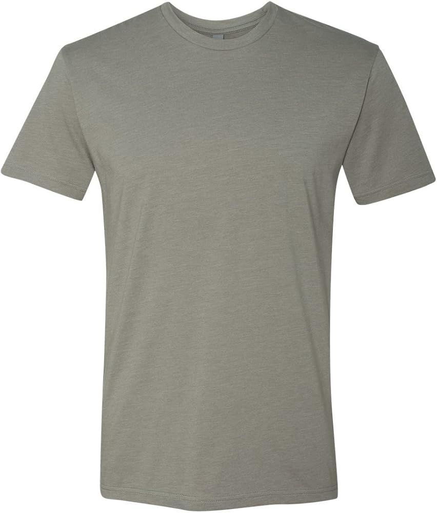 Next Level N6210 Premium Fitted CVC Crew Tee, Stone Grey, Small