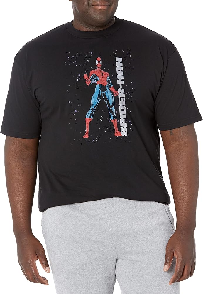 Marvel Men's Big & Tall Spider-Man Pose