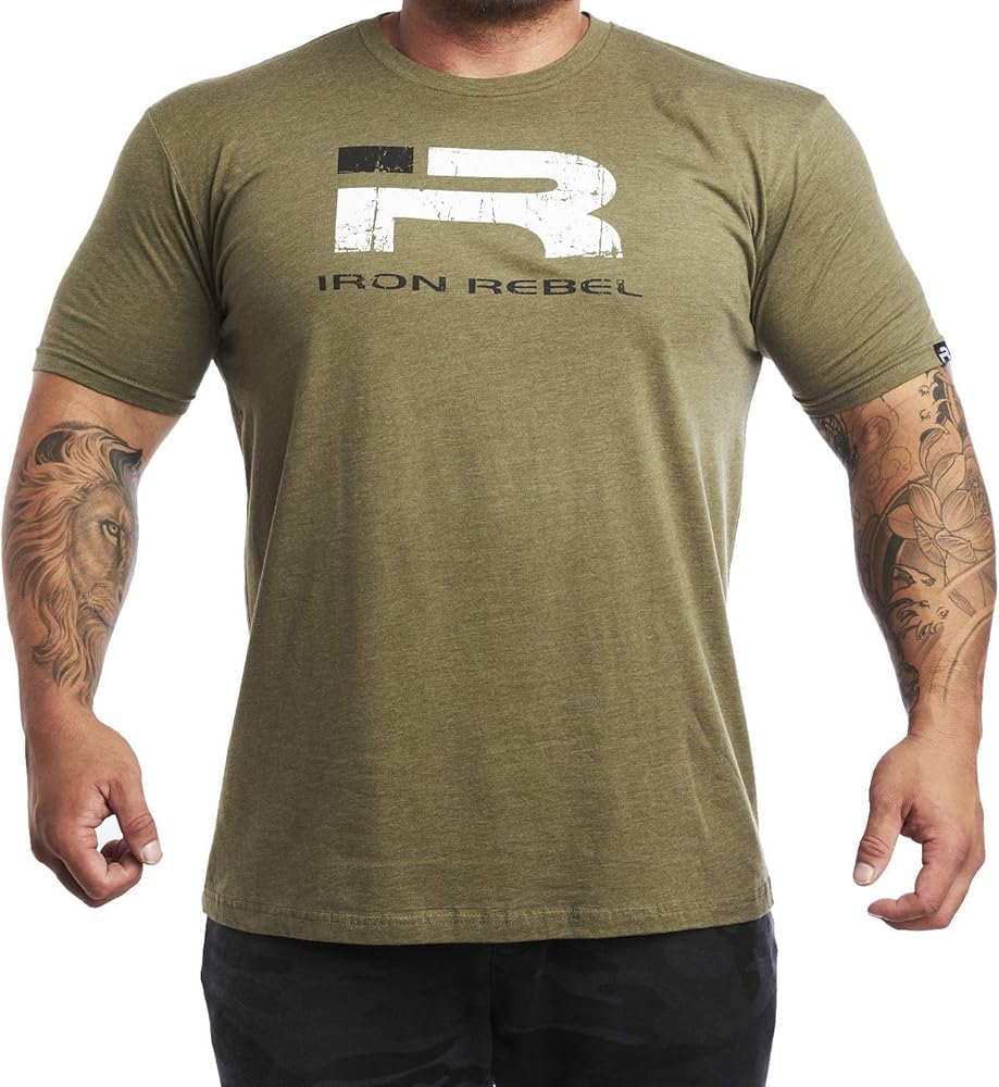 Iron Rebel Forged Workout Shirts for Men & Women | Breathable Cotton Poly Mix | Short Sleeve Athletic Fit