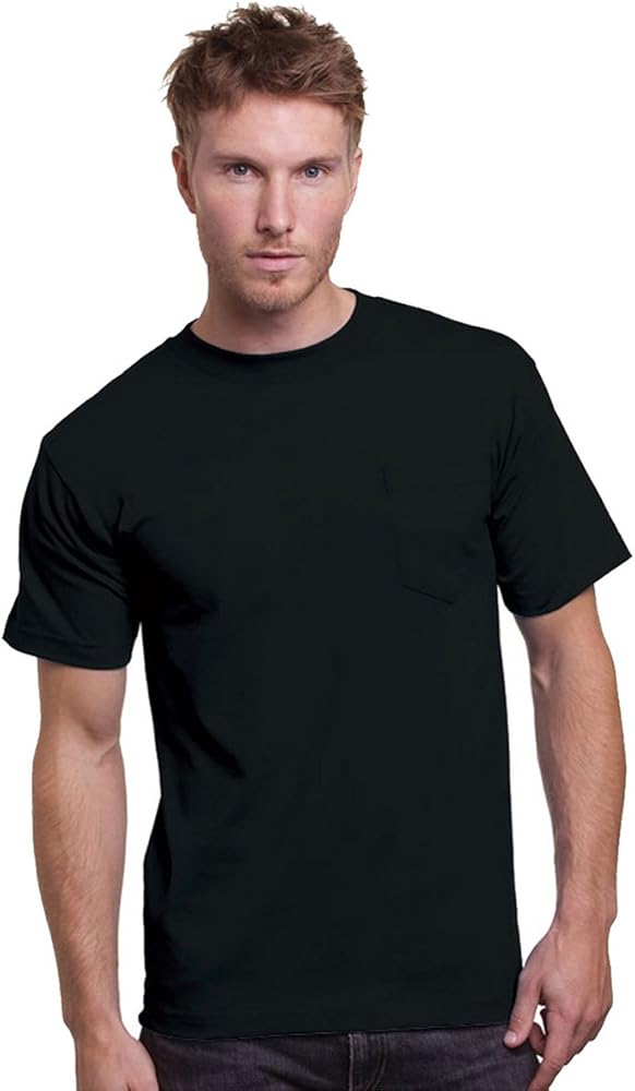 Bayside - Union-Made Short Sleeve T-Shirt with a Pocket - 3015