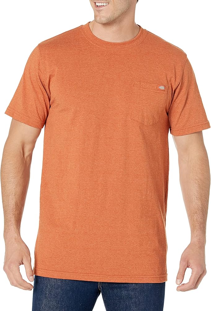 Dickies Men's Short Sleeve Heavyweight Heathered T-Shirt-Discontinued