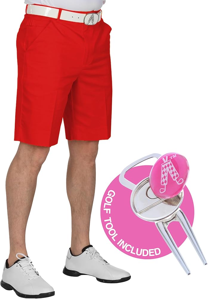 Royal & Awesome Men's Golf Shorts, Golf Shorts for Men, Golf Shorts Men