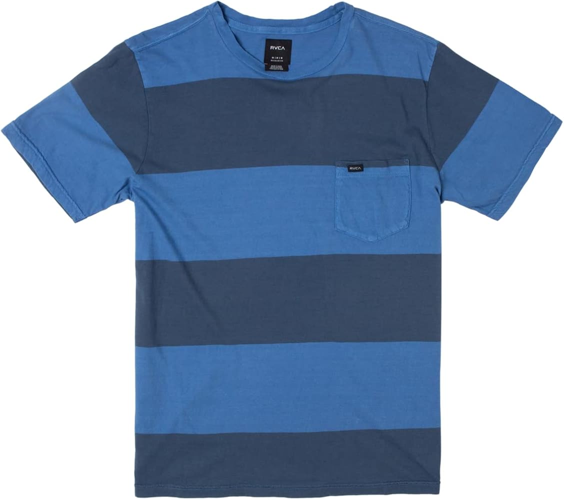 RVCA Mens Striped Short Sleeve Tee