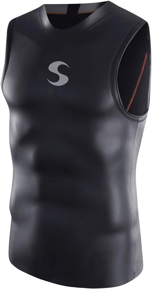 Triathlon Wetsuit - Synergy Men's EpicSpeed Neoprene Sleeveless Top for Open Water Swimming