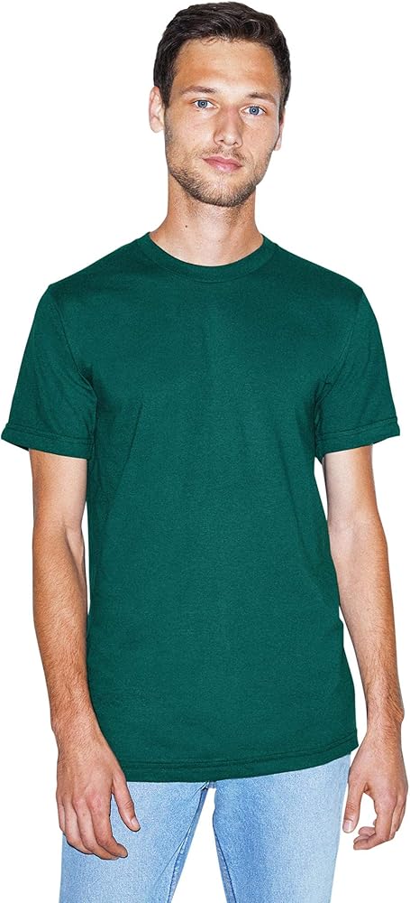 American Apparel Men's Fine Jersey Crewneck Short Sleeve T-Shirt, 2-Pack