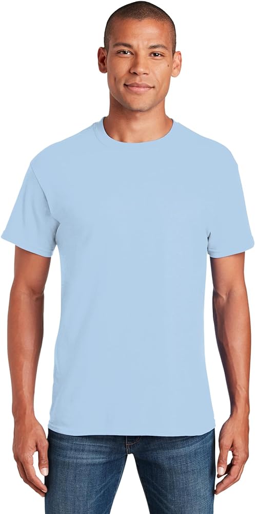 Gildan 5.4 oz Cotton T-Shirt (5000) Tee X-Large Light Blue