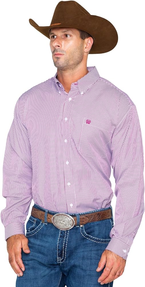 Cinch Men's Tencel Classic Fit Long Sleeve Shirt