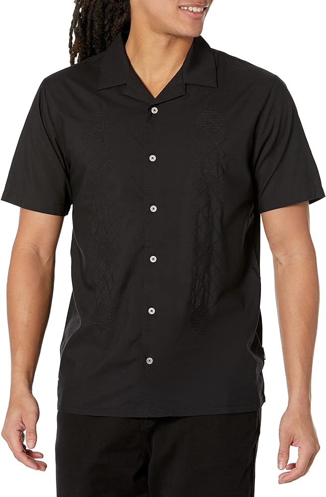 Volcom Men's Regular Baracostone Short Sleeve Classic Fit Shirt