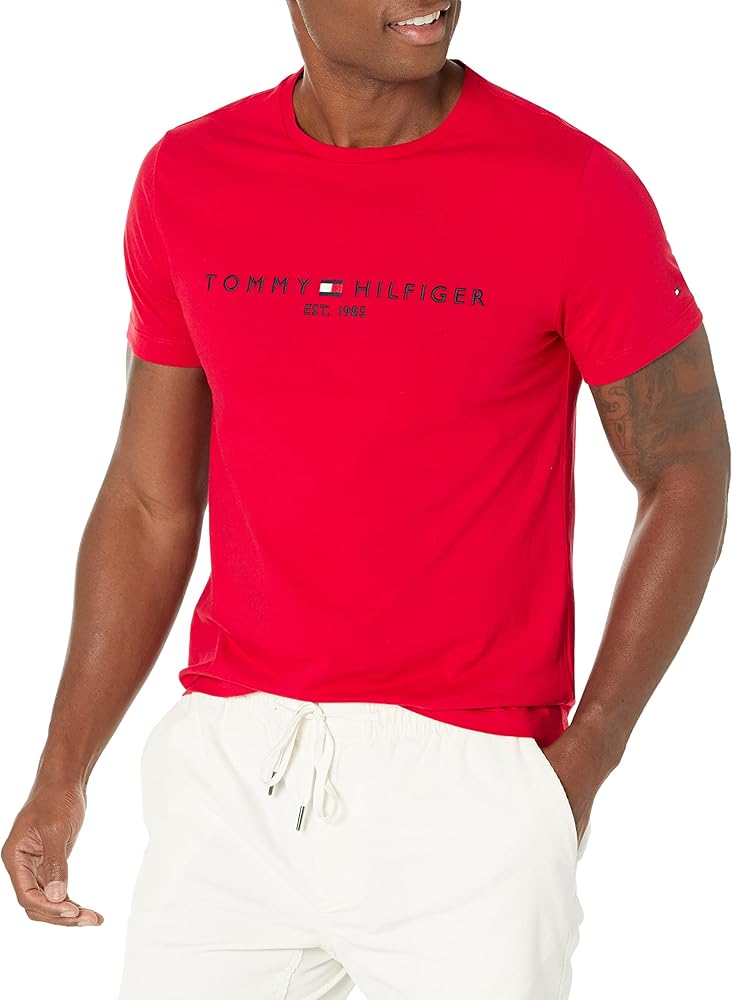 Tommy Hilfiger Men's Short Sleeve Logo T-Shirt