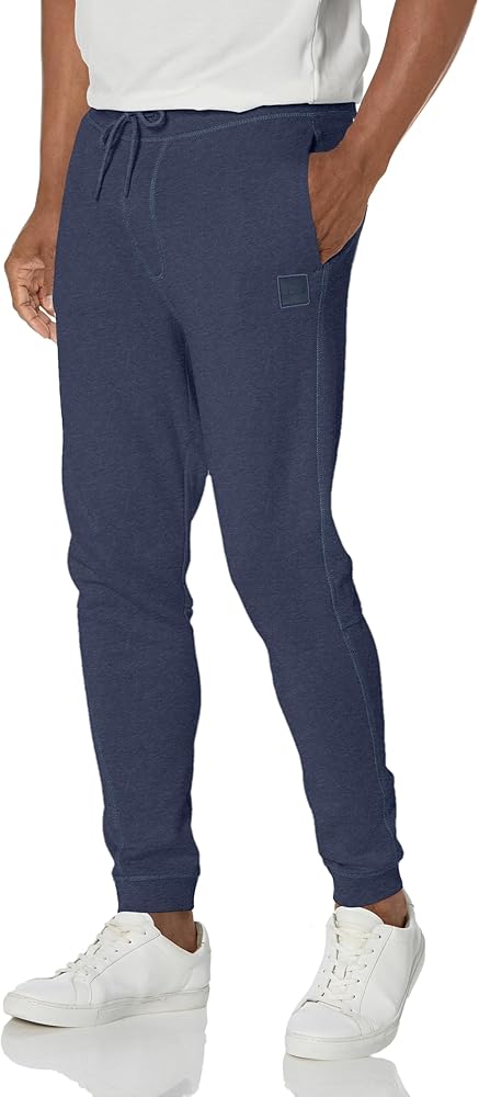 BOSS Men's Patch Logo French Terry Cotton Joggers