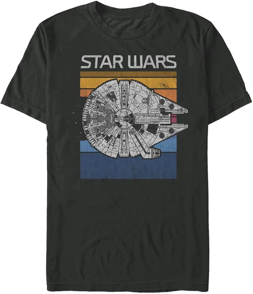 STAR WARS Big & Tall Falcon Colors Four Men's Tops Short Sleeve Tee Shirt