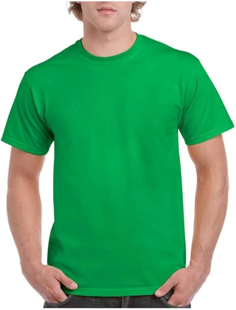 Gildan Heavy Cotton T-Shirt, 5.3 oz G500. Irish