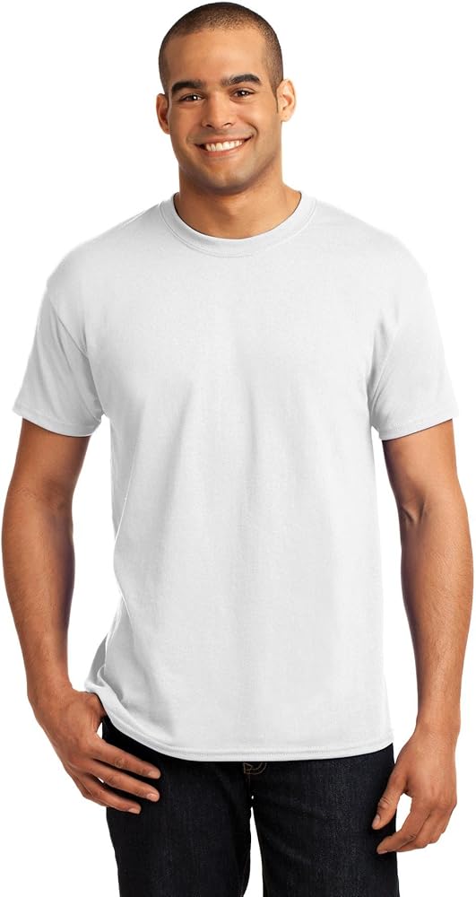 Hanes ComfortBlend EcoSmart Men`s Crewneck T-Shirt White