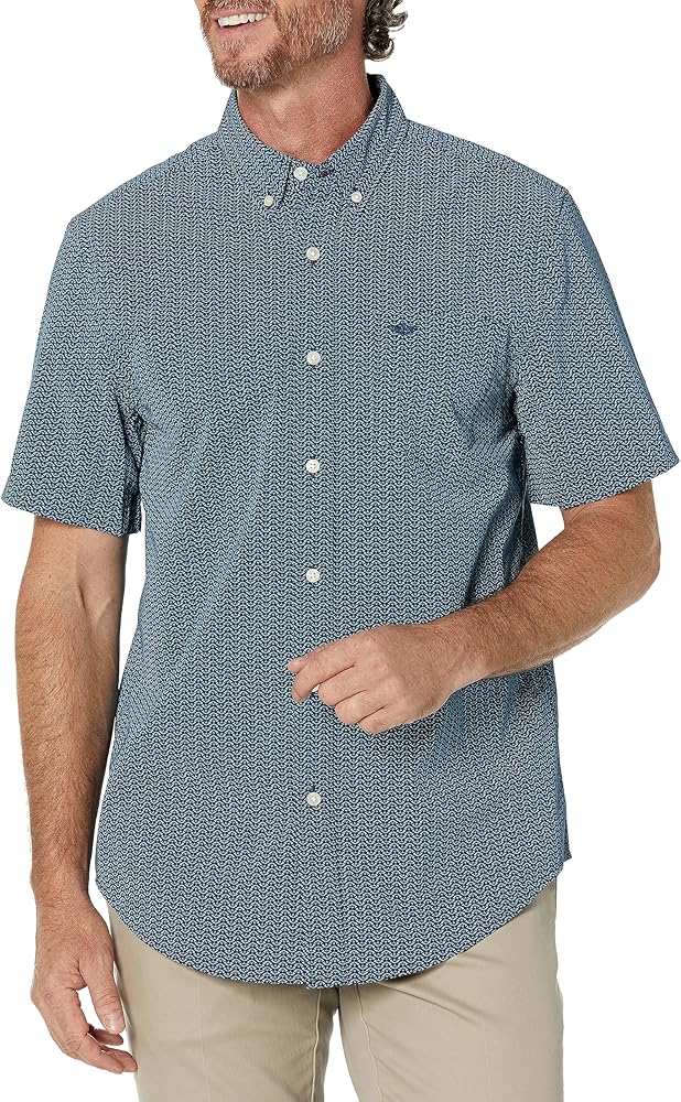 Dockers Men's Classic Fit Short Sleeve Signature Comfort Flex Shirt (Standard and Big & Tall)