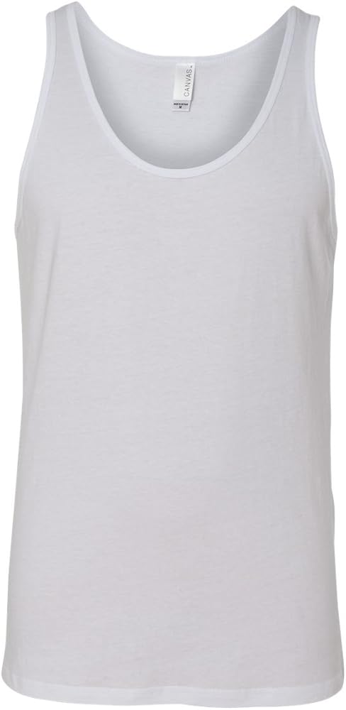 Bella + Canvas Unisex Jersey Tank 2XL WHITE