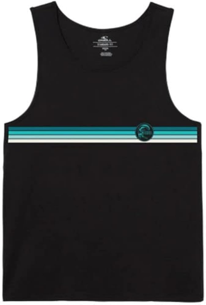 O'NEILL Mens Just Because Graphic Tank Black