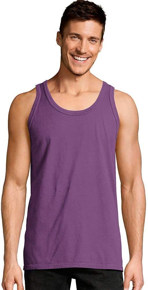 Hanes Men's ComfortWash Garment Dyed Sleeveless Tank Top