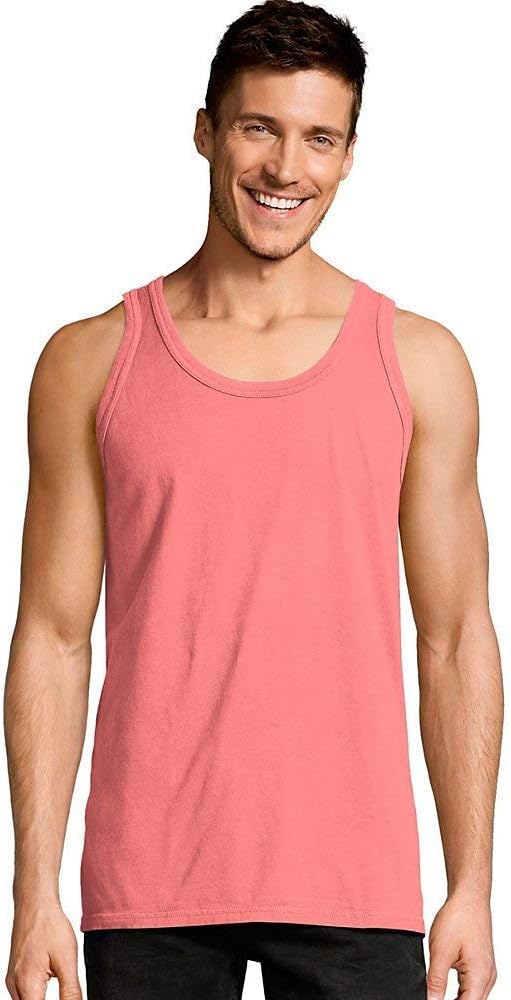 Hanes Men's ComfortWash Garment Dyed Sleeveless Tank Top