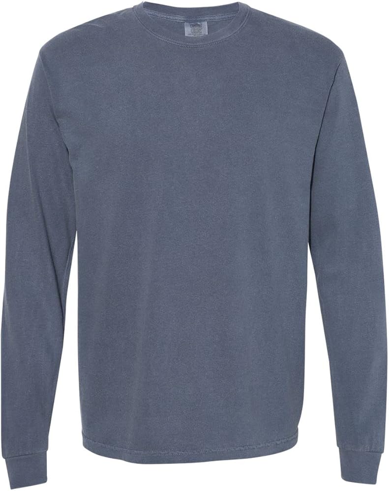 Comfort Colors Men's Adult Long Sleeve Tee, Style 6014 Denim