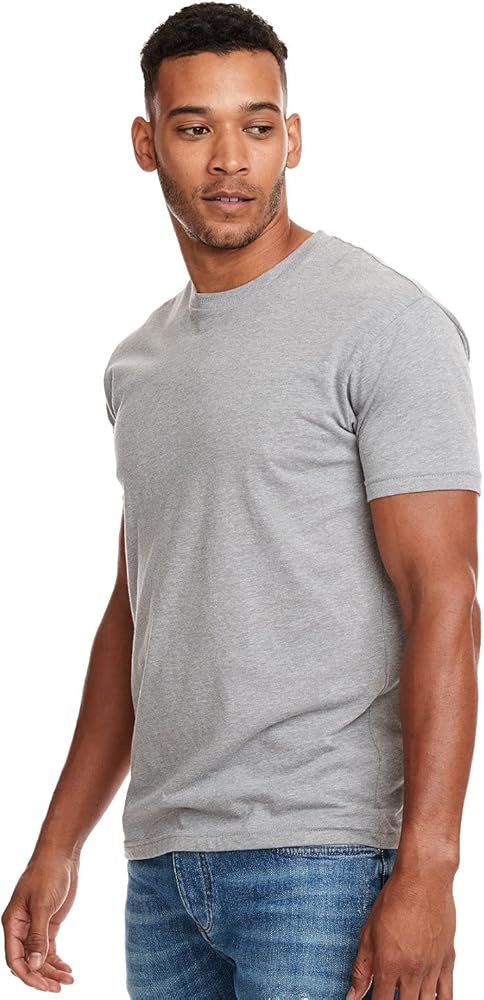 Next Level Men's CVC Crew M DARK HTHR GRAY