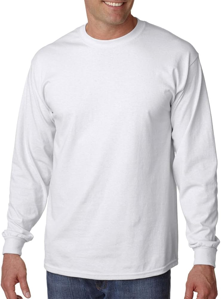 Gildan Adult Ultra CottonTM Long-Sleeve T-Shirt G2400 - White_XL