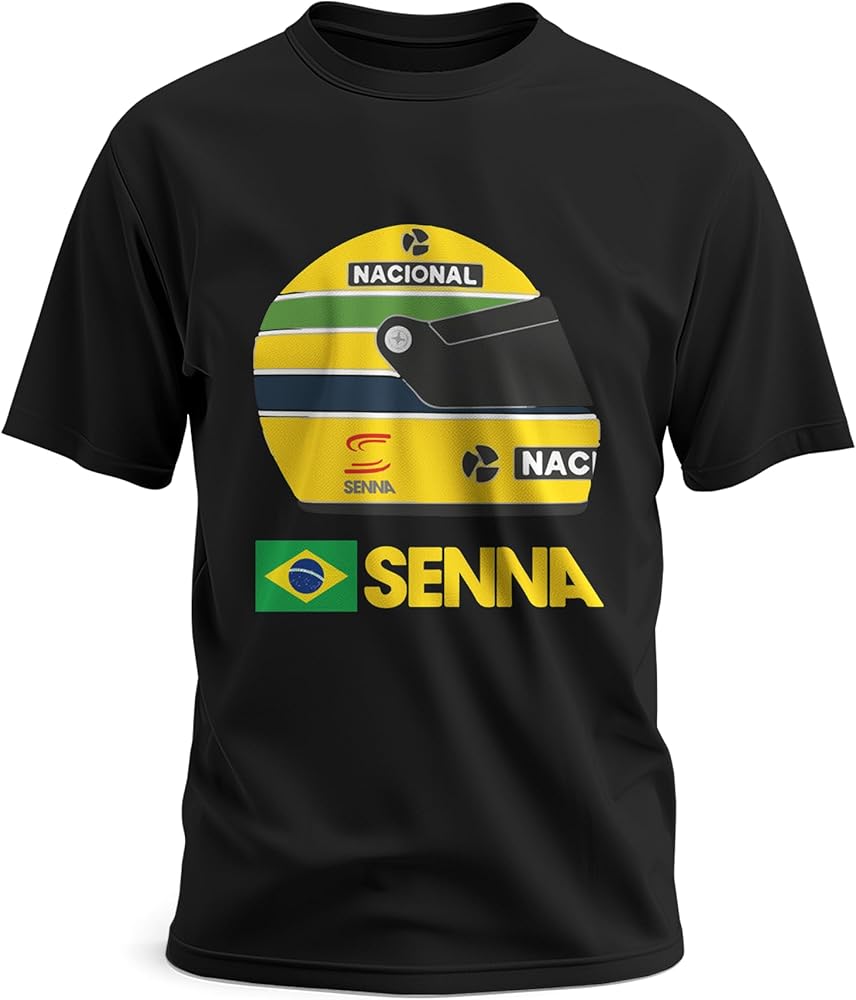 Generic T-Shirt Ayrton Tee Girl Novelty Senna Shirts Boy Big Friend Women Sleeve Gift for Men Event Shirt Short Family Unisex Multicoloured